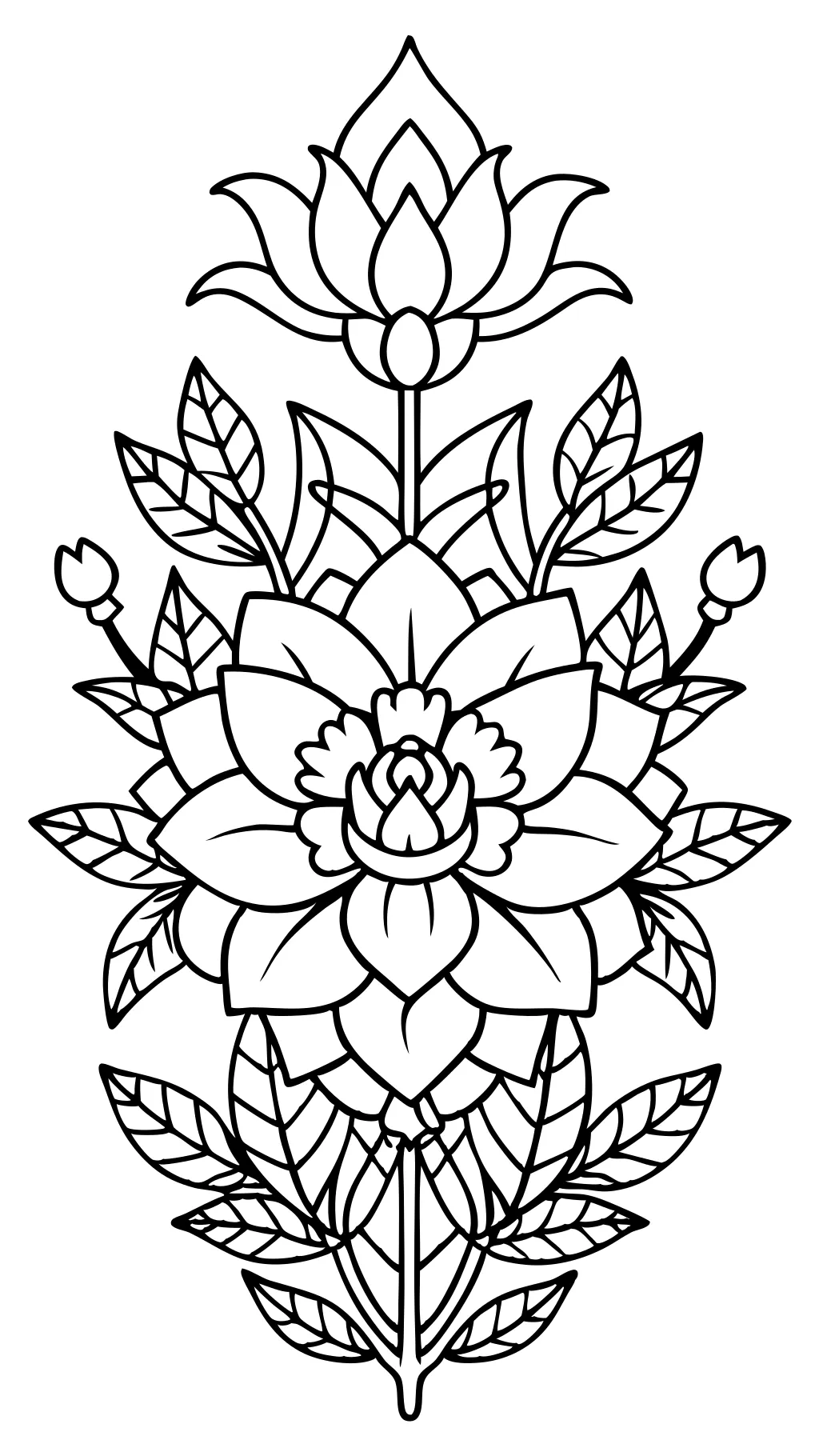 coloriages de soulagement du stress pour les adultes fleurs